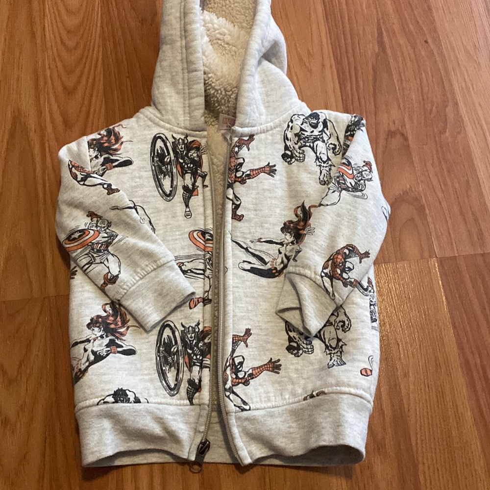 Toddler Boys' Marvel Sherpa Sweatshirt
